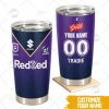 NRL Melbourne Storm Custom Name Number 2022 Home Jersey Tumbler
