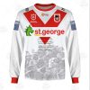 NRL St. George Illawarra Dragons Custom Name Number 2020 ANZAC Day Jersey Sweatshirt