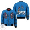 NBA Los Angeles Clippers Blue Claws Unisex Bomber Jacket