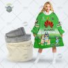 NRL Canberra Raiders Custom Name Number x Bluey Jersey Fleece Oodie