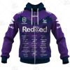 NRL Melbourne Storm Custom Name Number 2020 Premiers Signature Jersey Zip Up Hoodie