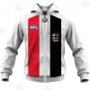 AFL St Kilda Saints Custom Name Number 2021 Clash Guernsey Zip Up Hoodie