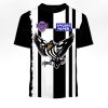 AFL Collingwood Magpies Custom Name Number 90s Vintage Centenary Guernsey T-Shirt