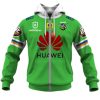 NRL Canberra Raiders Custom Name Number 2020 ANZAC Day Jersey Zip Up Hoodie