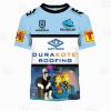 NRL Cronulla-Sutherland Sharks Custom Name Number 2020 The Simpson Halloween Jersey T-Shirt