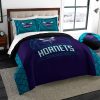 NBA Charlotte Hornets Teal Dark Purple Bedding Set V2