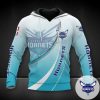 NBA Charlotte Hornets Teal Gradient Pullover Hoodie