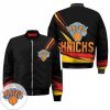 NBA New York Knicks Black Colorful Bomber Jacket