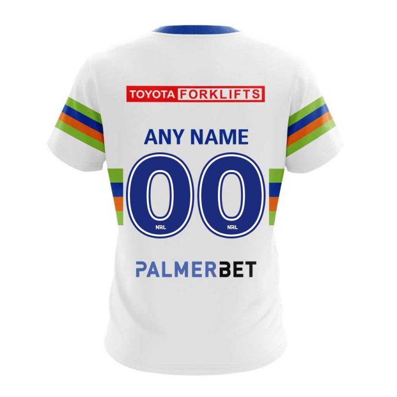 NRL Canberra Raiders Custom Name Number 2023 Away Jersey TShirt