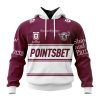 NRL Manly Warringah Sea Eagles Custom Name Number 2023 Alternate Jersey Pullover Hoodie