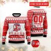 NRL Sydney Roosters Custom Name Number Logo Ugly Christmas Sweater