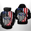 NBA New Orleans Pelicans Navy US Flag Scratch Pullover Hoodie