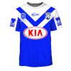 NRL Canterbury-Bankstown Bulldogs Custom Name Number 2019 Away Jersey T-Shirt