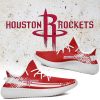 NBA Houston Rockets Red White Yeezy Boost Sneakers