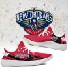 NBA New Orleans Pelicans Red Black Arrow Yeezy Boost Sneakers