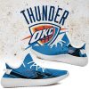 NBA Oklahoma City Thunder Blue Black Arrow Yeezy Boost Sneakers