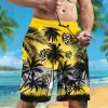AFL Richmond Tigers Palm Tree Sunrise Men Beach Shorts