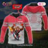 AFL Essendon Bombers Custom Name Mascot Pullover Hoodie