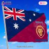 AFL Brisbane Lions Custom Name House Flag