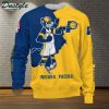 NBA Indiana Pacers Blue Gold Mascot Scratch Sweatshirt