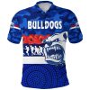 AFL Western Bulldogs Custom Text ANZAC Day Polo Shirt