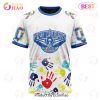 NBA New Orleans Pelicans Custom Name Number Autism Awareness T-Shirt
