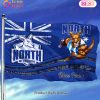 AFL North Melbourne Kangaroos Custom Name Mascot House Flag
