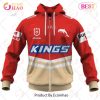 NRL Dolphins Custom Name Number 2023 Home Jersey Zip Up Hoodie