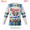 NRL Newcastle Knights Custom Name Number Autism Awareness Sweatshirt
