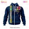 NRL North Queensland Cowboys Custom Name Number Flag Scratch Zip Up Hoodie