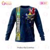 NRL North Queensland Cowboys Custom Name Number Flag Scratch Sweatshirt