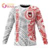 NRL St. George Illawarra Dragons Custom Name Polynesian Sweatshirt