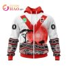NRL St. George Illawarra Dragons Custom Name Number Nature Jersey Zip Up Hoodie