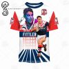 NRL Sydney Roosters #6 Brad Fittler T-Shirt V6