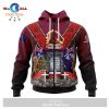 NRL Brisbane Broncos Custom Name Number ANZAC Day Jersey Zip Up Hoodie