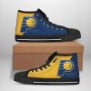 NBA Indiana Pacers Blue Gold High Top Shoes