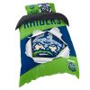 NRL Canberra Raiders Big Logo Scratch Doona Cover