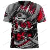 NBA Houston Rockets Custom Name Number Skull T-Shirt