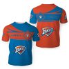 NBA Oklahoma City Thunder Blue Orange T-Shirt