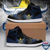 NRL North Queensland Cowboys Blue Black Air Jordan 1 High Sneakers