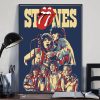 The Rolling Stones Members Portrait Canvas