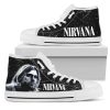 Nirvana Kurt Cobain High Top Shoes V1