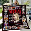 Nirvana Kurt Cobain Signature Fleece Blanket