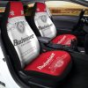 Budweiser King Of Beers Red White Car Seat Covers