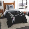 NBA San Antonio Spurs Black Silver Bedding Set