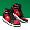 Ducati Red Black Air Jordan 1 High Sneakers