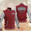 NBA San Antonio Spurs Red Silver Baseball Jacket