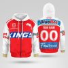 NRL Dolphins Custom Name Number 2023 Heritage Jersey Zip Up Hoodie