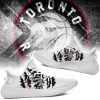 NBA Toronto Raptors White Scratch Yeezy Boost Sneakers
