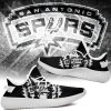 NBA San Antonio Spurs Black Scratch Yeezy Boost Sneakers